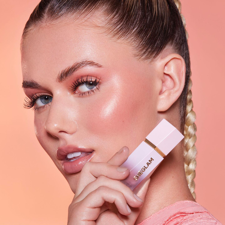 رژگونه مایع طرح شیگلم مدل لاو کیک Sheglam liquid Blush - Love cake