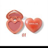 رژگونه قلبی طرح شیگلم Sheglam heart blush پیگمنت بالا