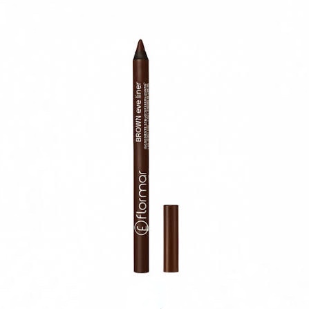 مداد چشم و خط لب قهوه‌ای ترند flormar - مدل waterproof