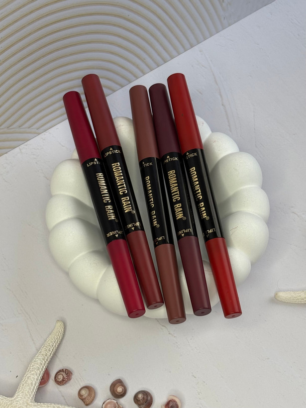 خط لب و رژلب دو طرفه Romantic Rain - بافت نرم و روون